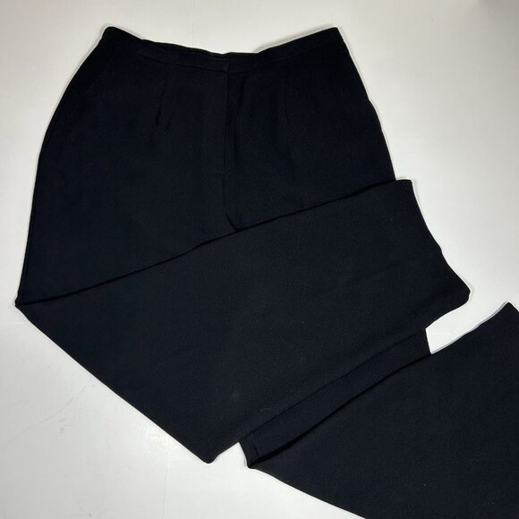 Urban Works Women 2pc Black Button Up Pants Suit Set Blazer 14 Pants 12 Lined - Picture 6 of 12